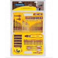 MALETA BROCAS E PONTEIRAS 110 PEÇAS TRAMONTINA